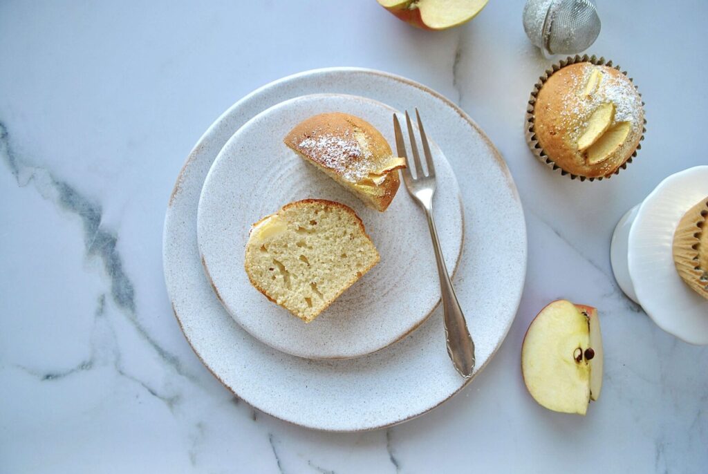 Muffins mit Apfel