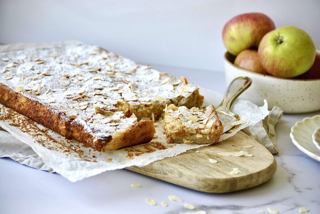 einfacher Apfelblechkuchen