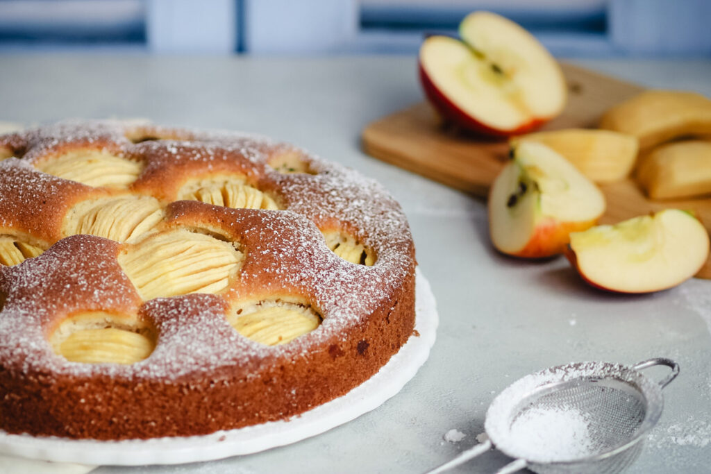 versunkener Apfelkuchen nach Omas Art