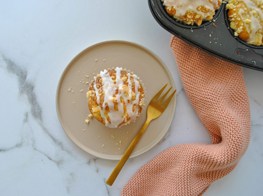 beste Apfel Muffins mit Streusel