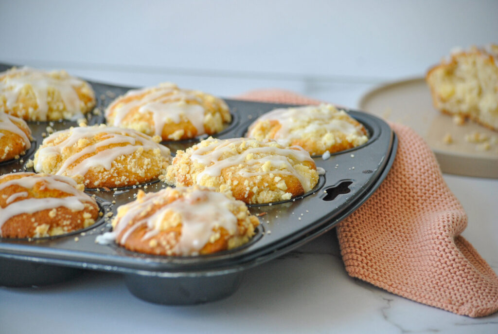 Apfel Muffins mit Streusel