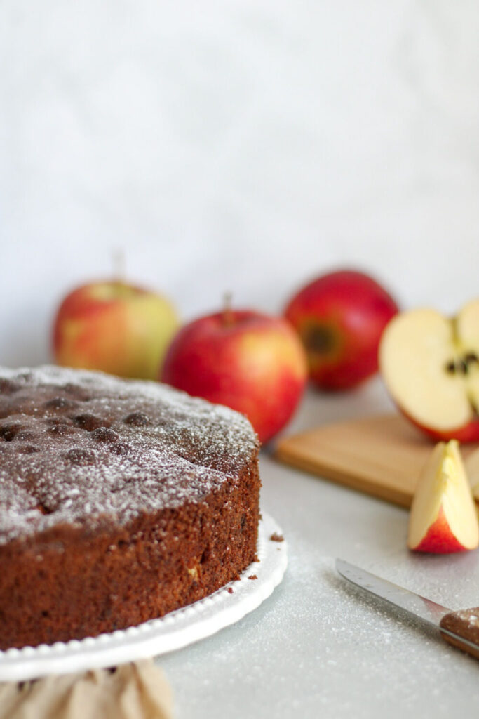 einfacher russischer Apfelkuchen