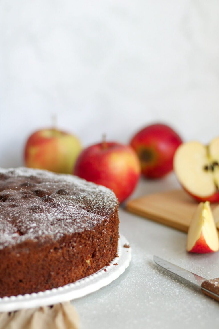 Russischer Apfelkuchen nach Omas Rezept (Springform)
