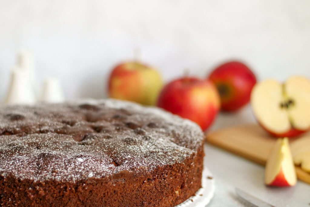 saftiger russischer Apfelkuchen