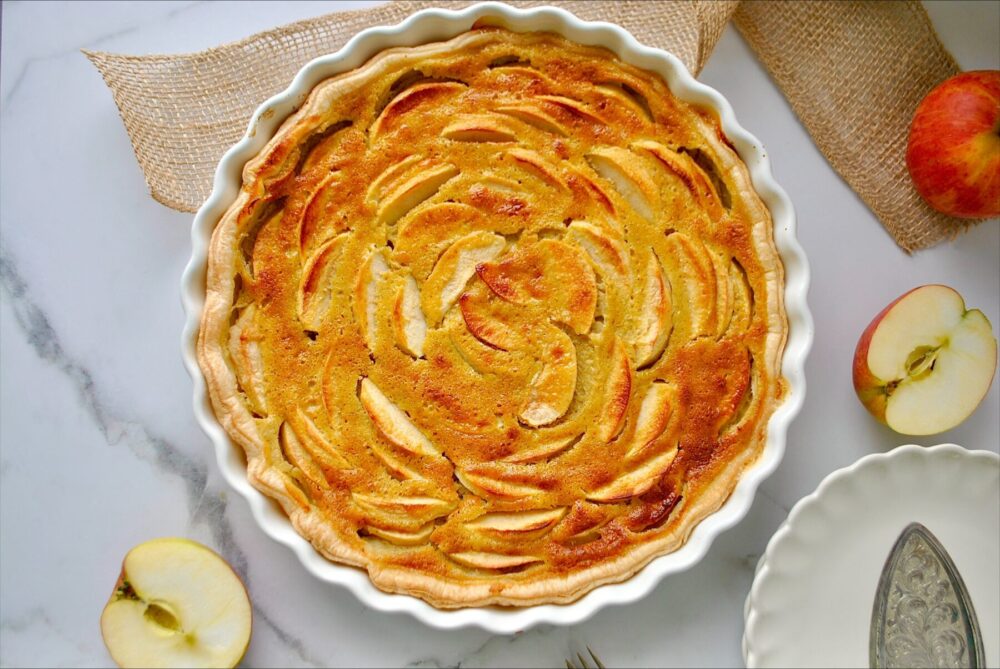 Russischer Apfelkuchen nach Omas Rezept (Springform)