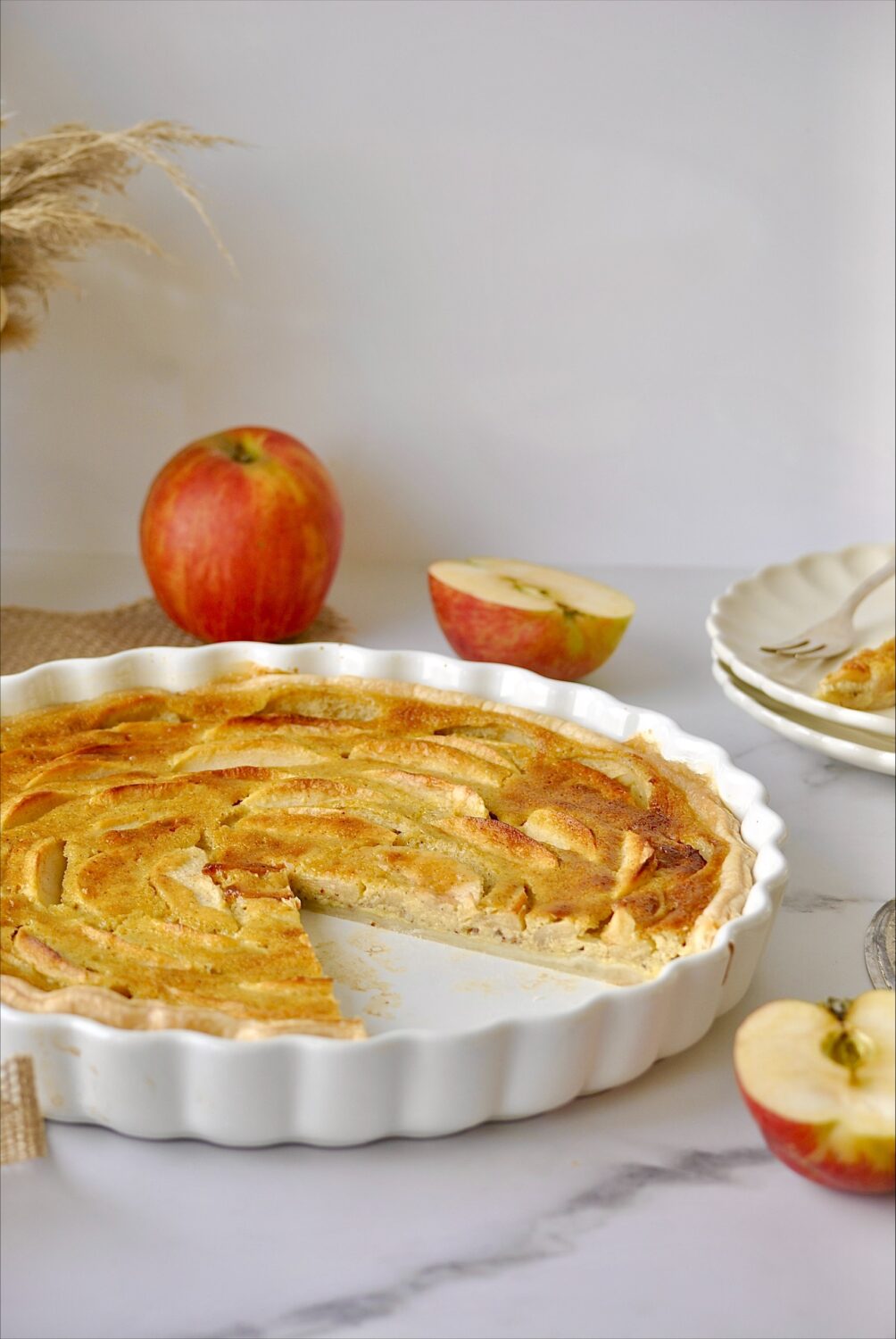 schnelles Apfel Tarte Blätterteig Rezept