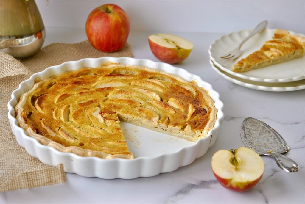 Apfel Tarte mit Blätterteig