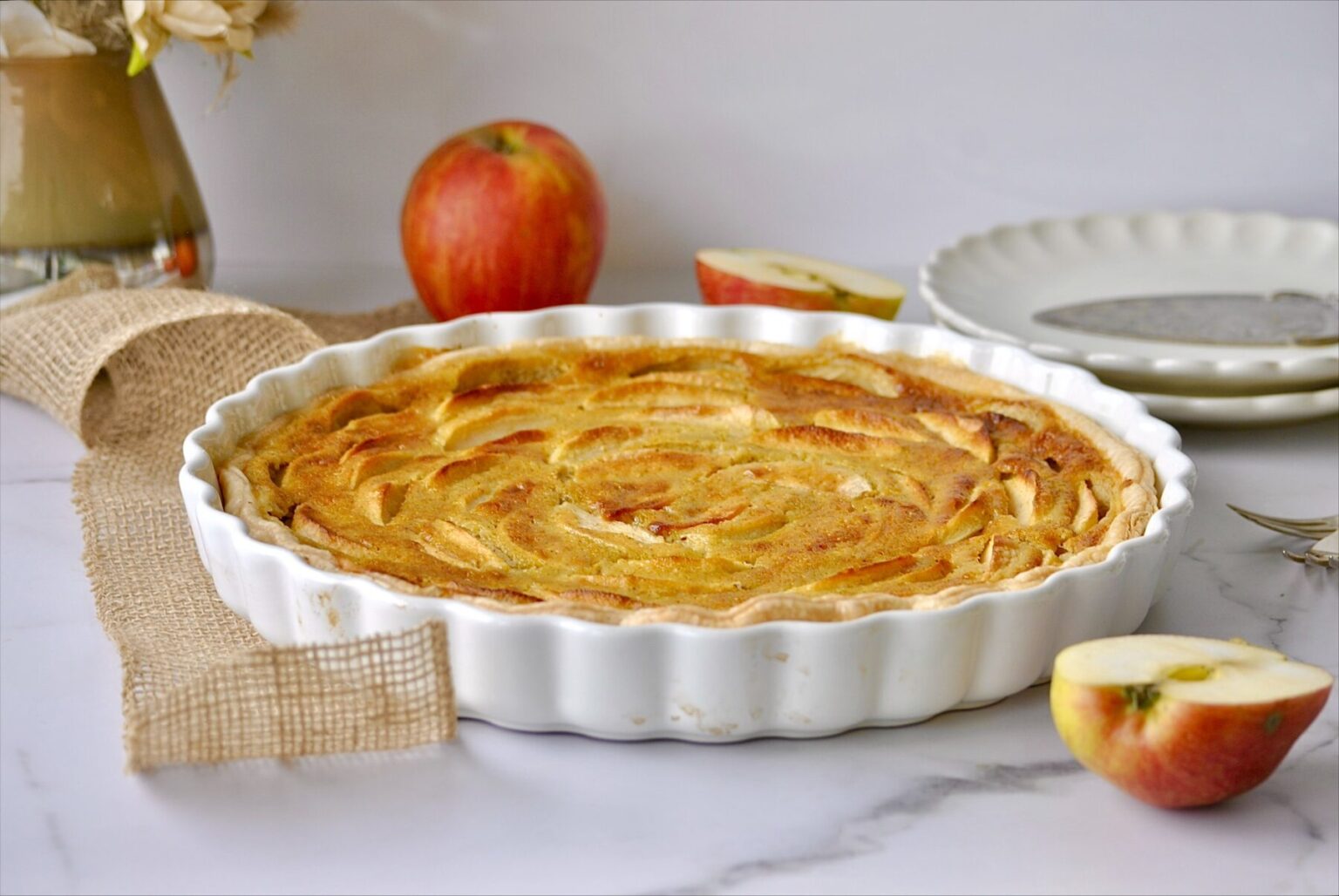 schnelles Apfel Tarte Blätterteig Rezept