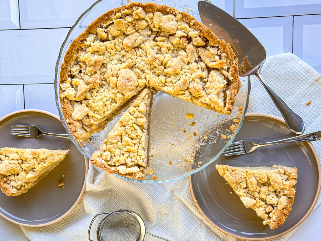 Apfelkuchen mit Streusel ( Springform)