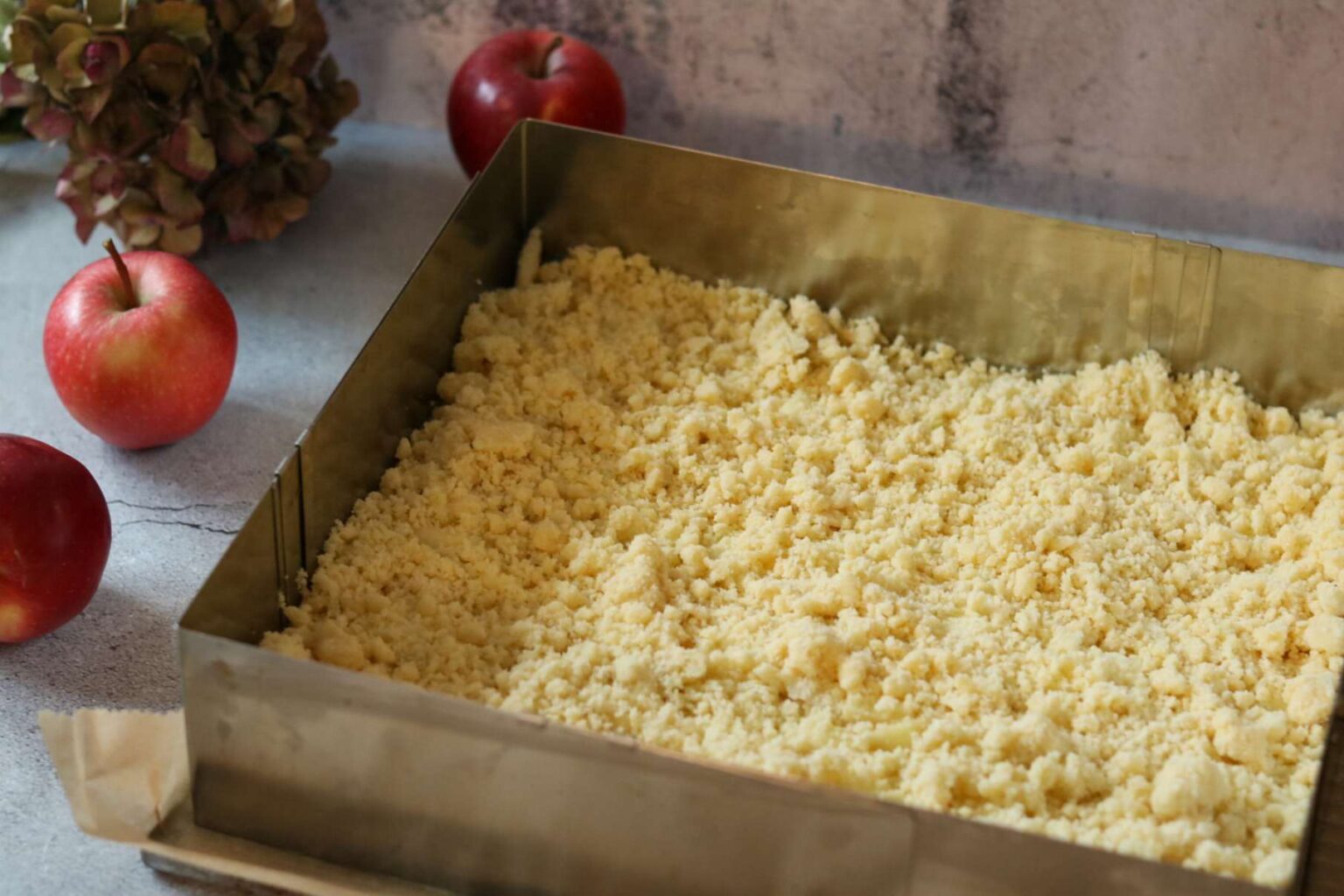 Apfelstreuselkuchen vom Blech Apfelstreuselkuchen vom Blech