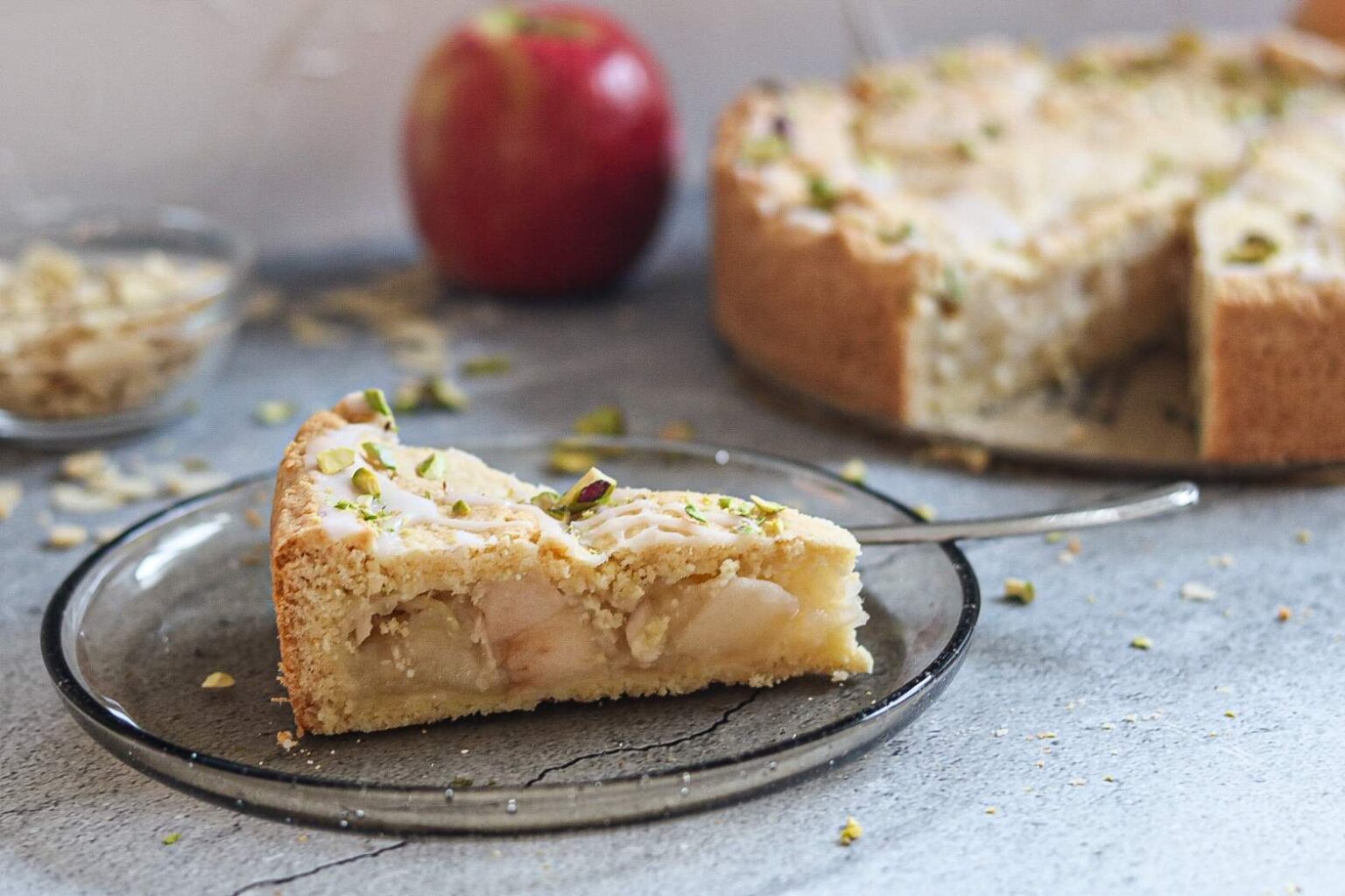 Weltbester gedeckter Apfelkuchen Springform Rezept Weltbester gedeckter Apfelkuchen Springform Rezept