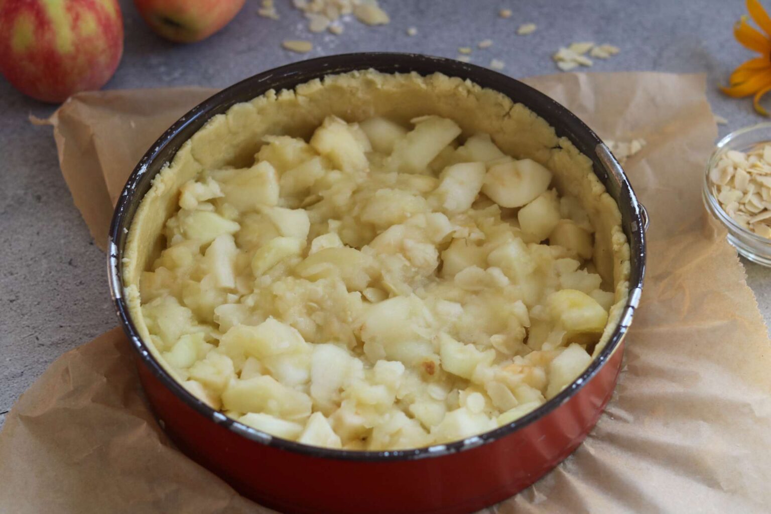Wiener Apfelkuchen Rezept (Springform) - Einfach Kuchen Wiener Apfelkuchen Rezept (Springform) - Einfach Kuchen