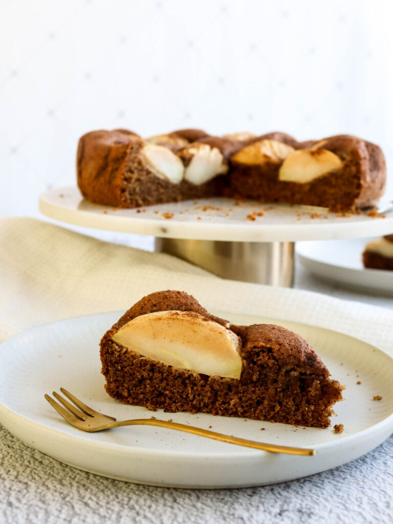 Gesunder Apfelkuchen mit Vollkornmehl und laktosefrei