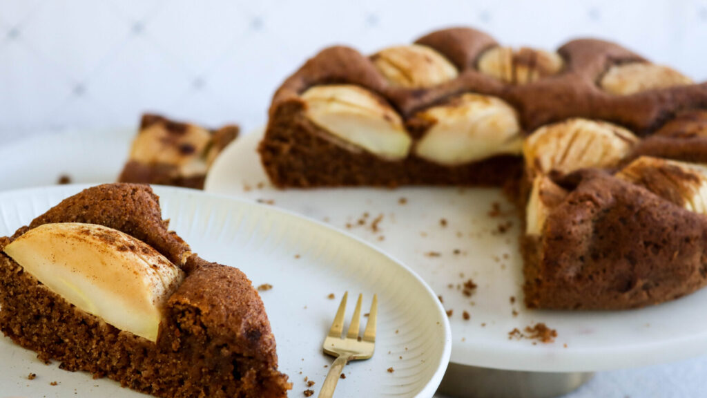 Gesunder Apfelkuchen mit Vollkornmehl und laktosefrei 2