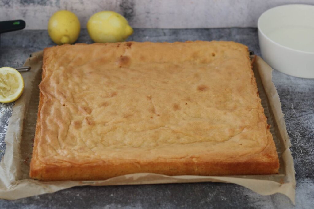 gebackener Zitronenkuchen Teig