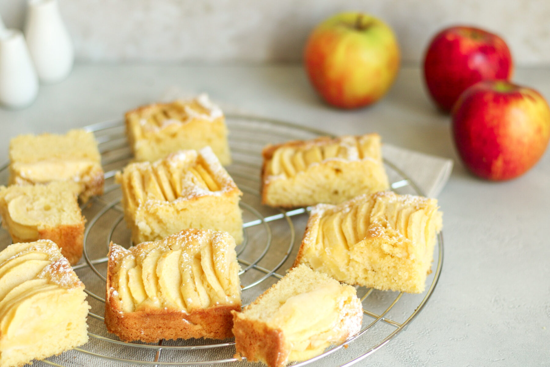 versunkener Apfelkuchen Blech