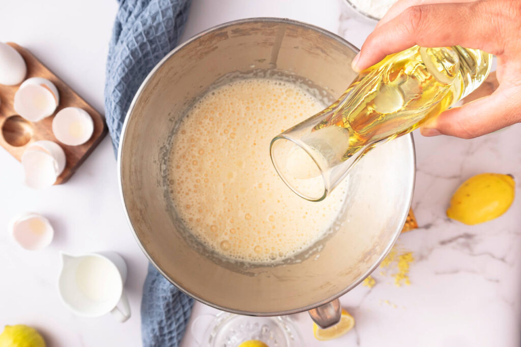 Saftiger Zitronenkuchen mit Öl Kastenform - Zubereitung