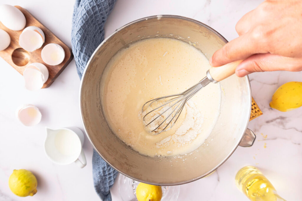 Saftiger Zitronenkuchen mit Öl Kastenform - Zubereitung