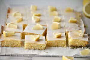Zitronen Brownies
