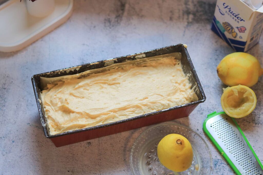 Ungebackener Zitronenkuchen vegaan