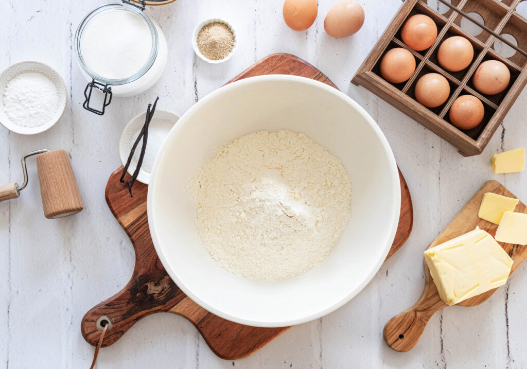 Bratapfelkuchen mit ganzen Äpfeln - Zutaten