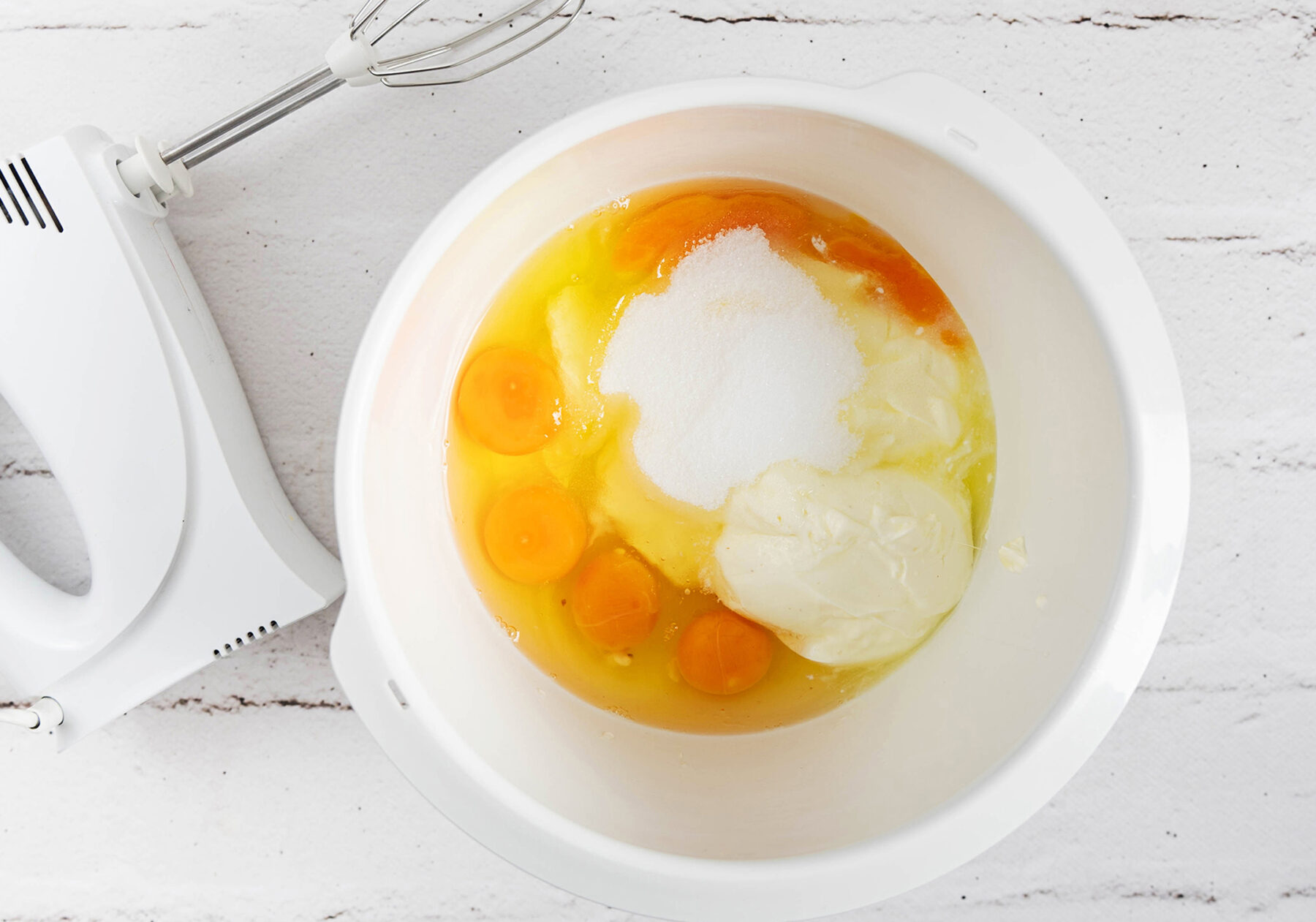 Bratapfelkuchen mit ganzen Äpfeln - Zubereitung Creme