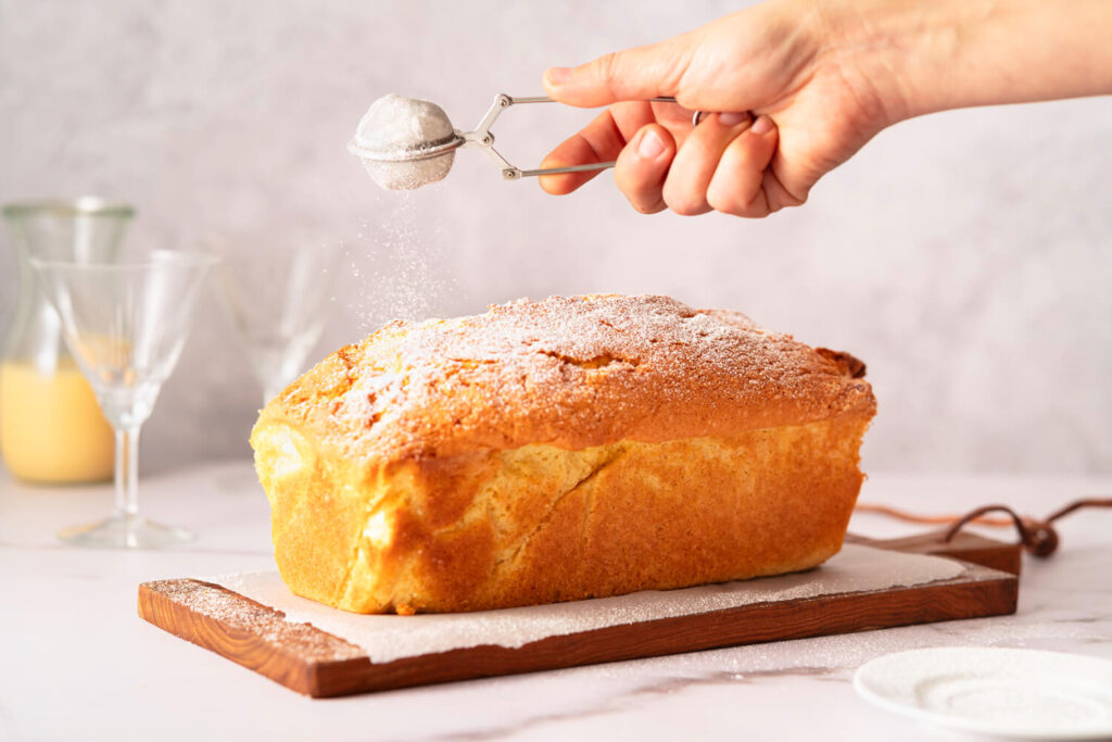 Eierlikörkuchen mit Butter