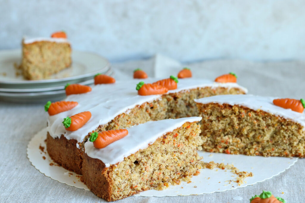 Möhrenkuchen Rezept Anschnitt