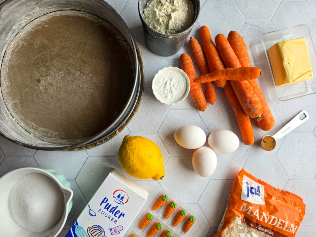 Möhrenkuchen Rezept Zutaten