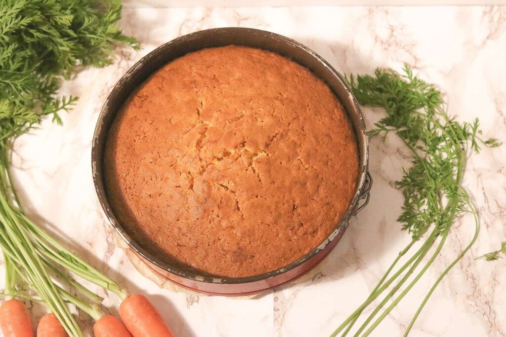 gebackener Karottenkuchen