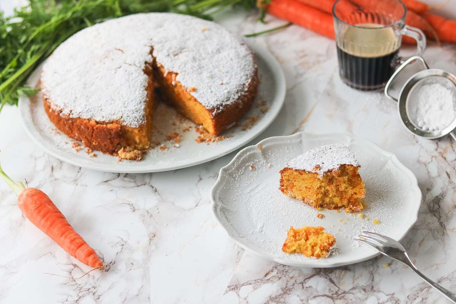 Rüblikuchen mit Frosting - Einfach Kuchen