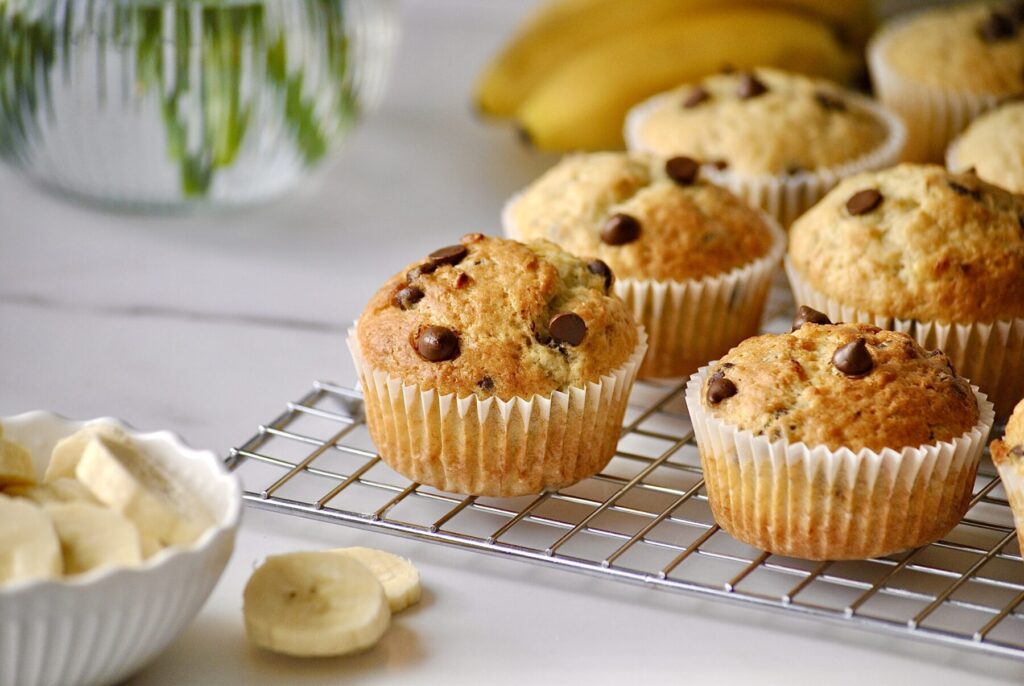 Schoko Bananen Muffins