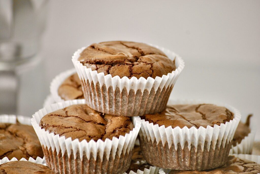 saftige Brownie Muffins