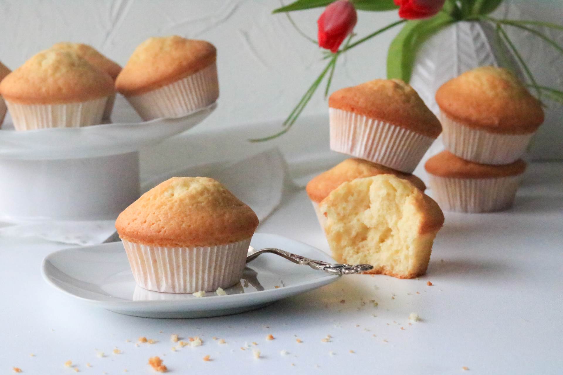 feine Muffins mit Öl