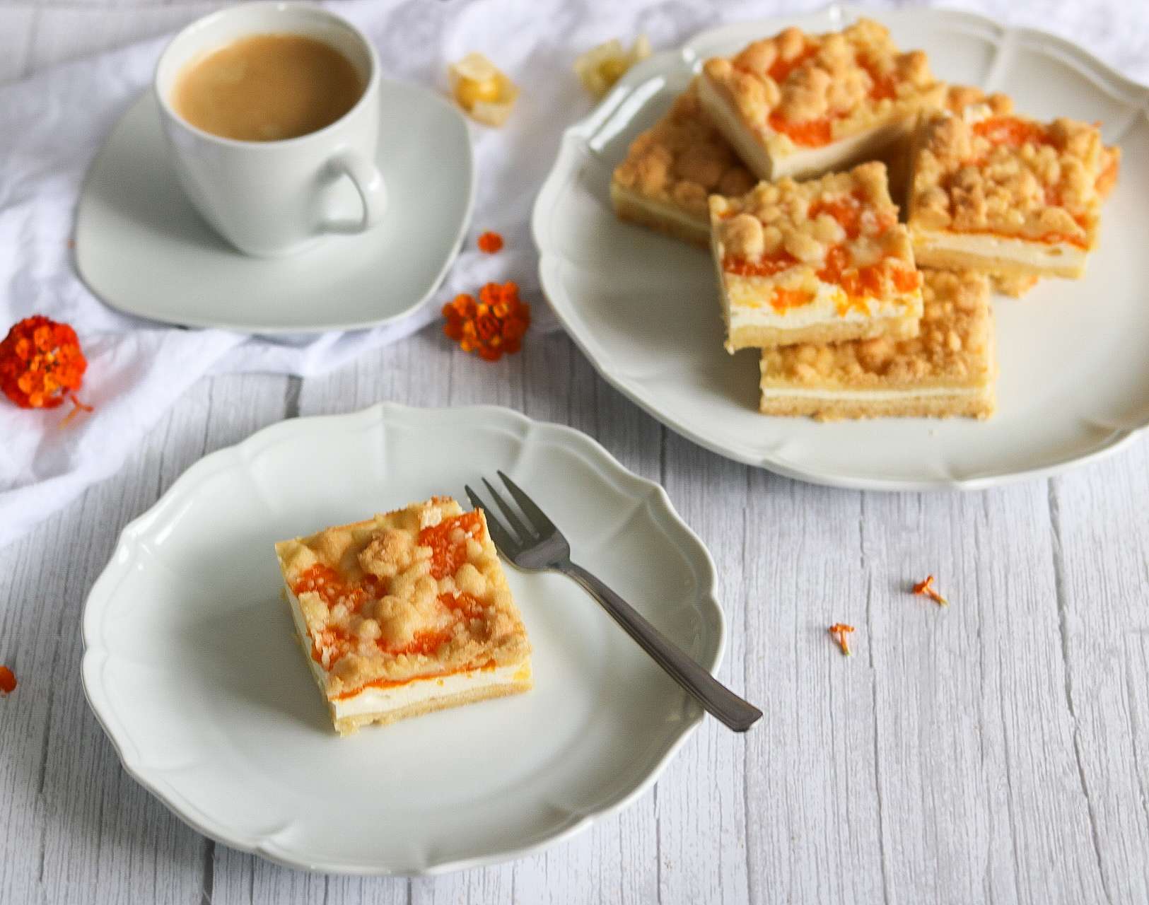 feiner Käsekuchen mit Streusel