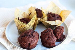 schnelle Schokomuffins