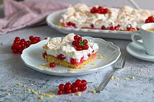 Johannisbeerkuchen vom Blech