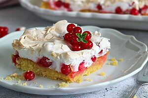 Johannisbeerkuchen vom Blech