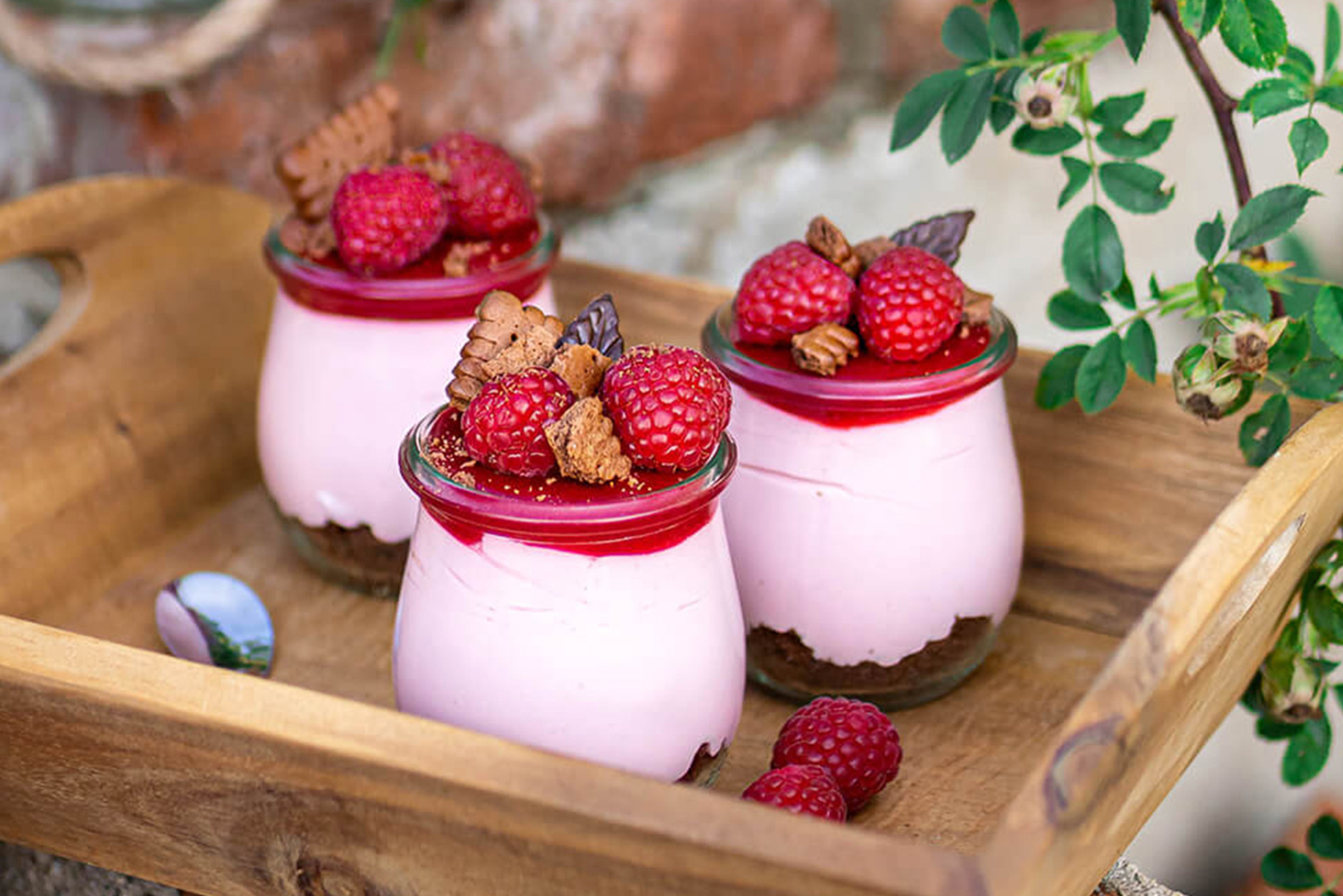 No Bake Cheesecake Dessert im Glas - ein schneller Nachtisch Traum