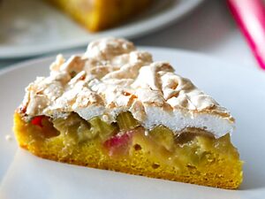 Rhabarber Baiser Kuchen