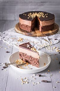 Schoko Mousse Kuchen Torte