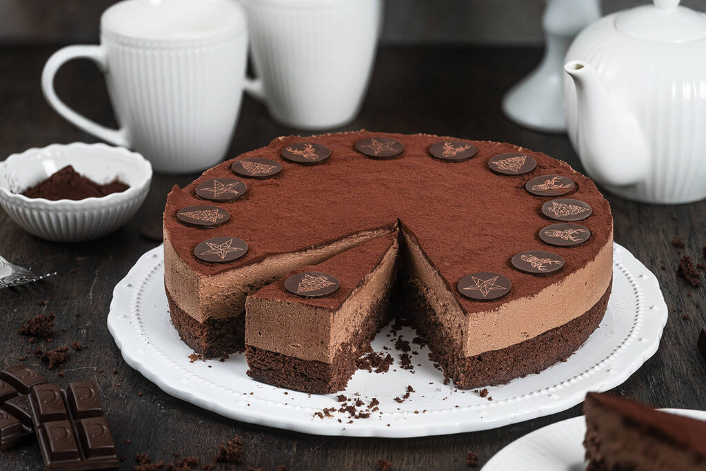 Rezept für Schoko Torte mit Mascarpone - Einfach Kuchen