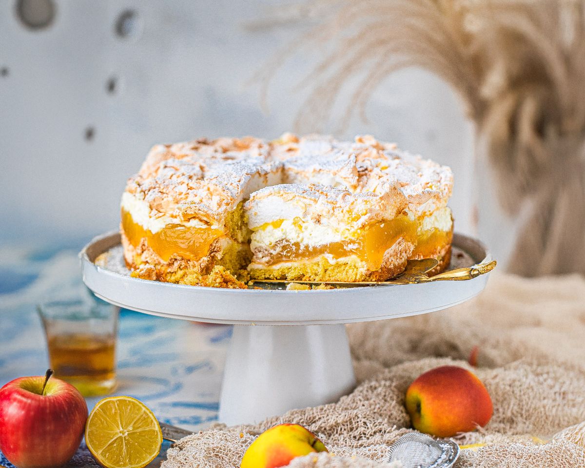 Apfelsafttorte Anschnitt