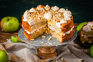 saftige Bratapfeltorte