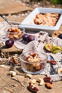 Zwetschgen Crumble ohne Zucker