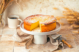 saftiger Quarkkuchen ohne Boden