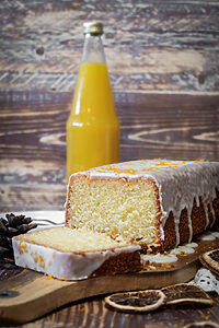 saftiger Orangenkuchen aus der Kastenform