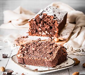 Mandelkuchen mit Schokolade
