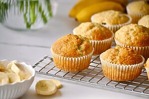 saftige Bananenmuffins