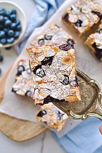 Blaubeerkuchen vom Blech